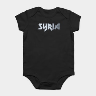 Heavy metal Syria Baby Bodysuit